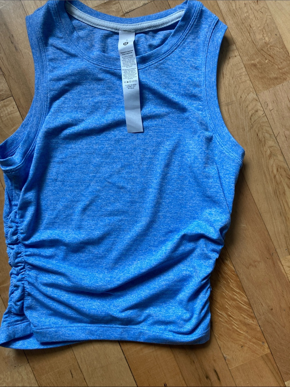 Lululemon blue top size 4